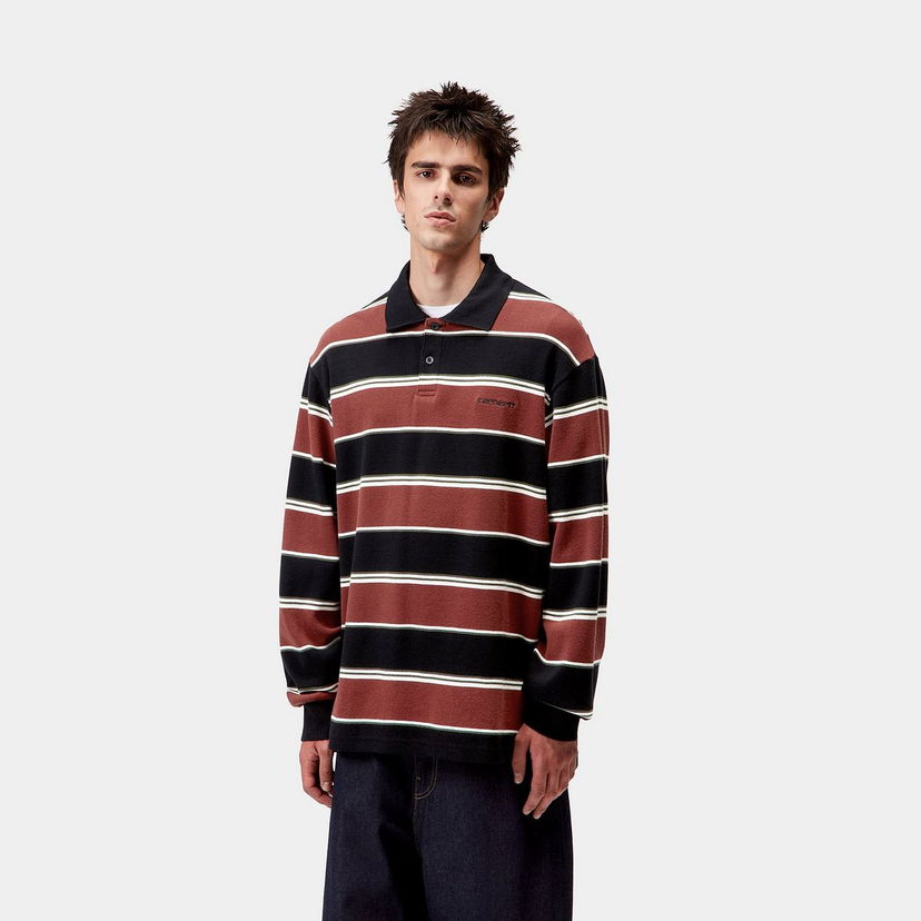 Поло тениска Carhartt WIP Carhartt WIP Malone Rugby Shirt Многоцветен | I035313_9