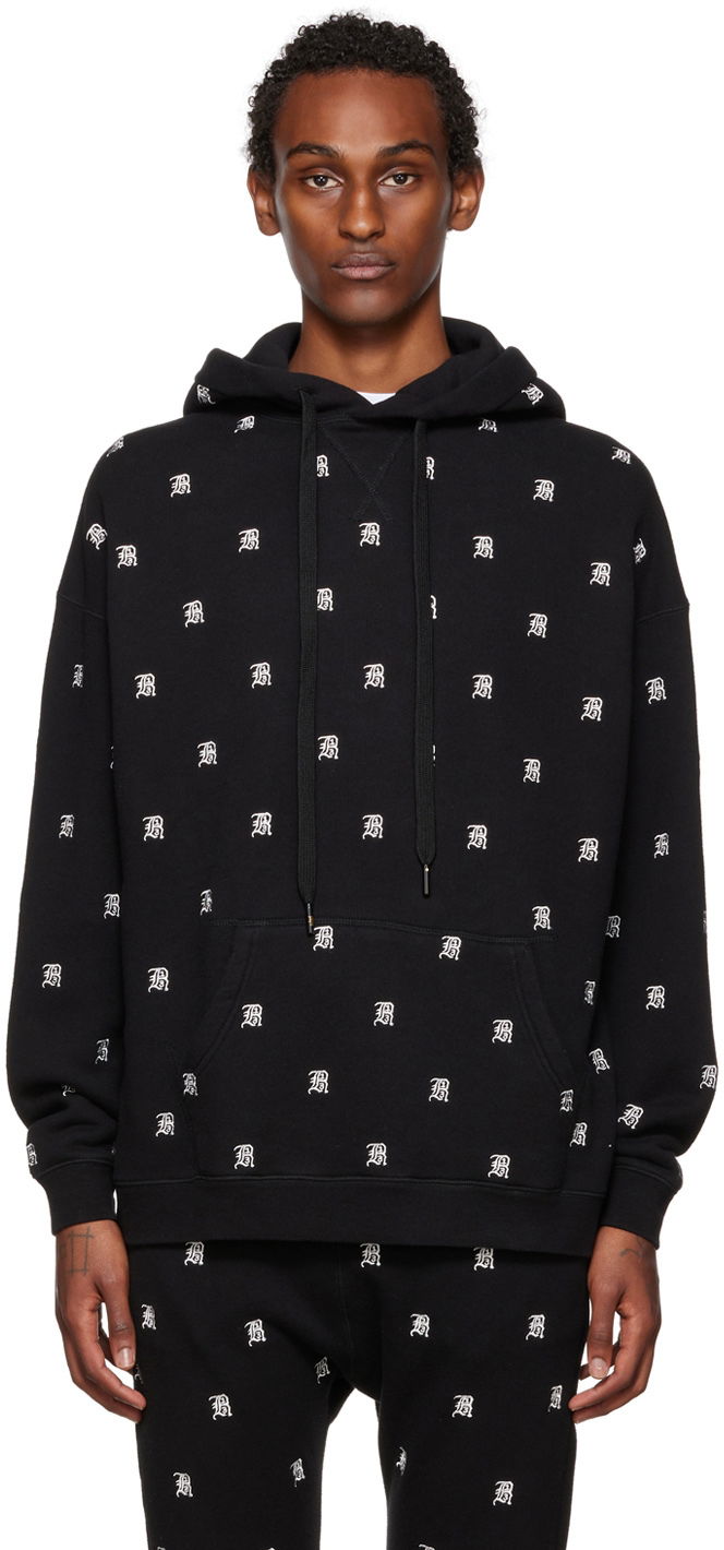 Суитчър R13 R13 Allover Print Hoodie Черно | R13WK005-K072A, 0
