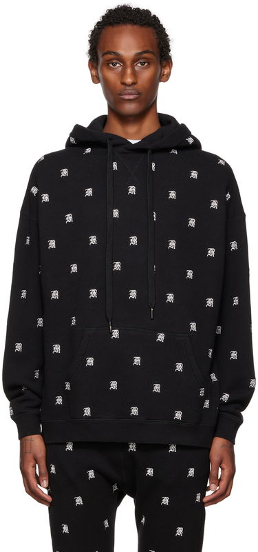 Суитчър R13 R13 Allover Print Hoodie Черно | R13WK005-K072A, 0