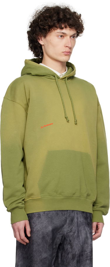 Суитчър JW Anderson JW Anderson Dip Dye Hoodie Зелено | JW0237-PG1801, 4