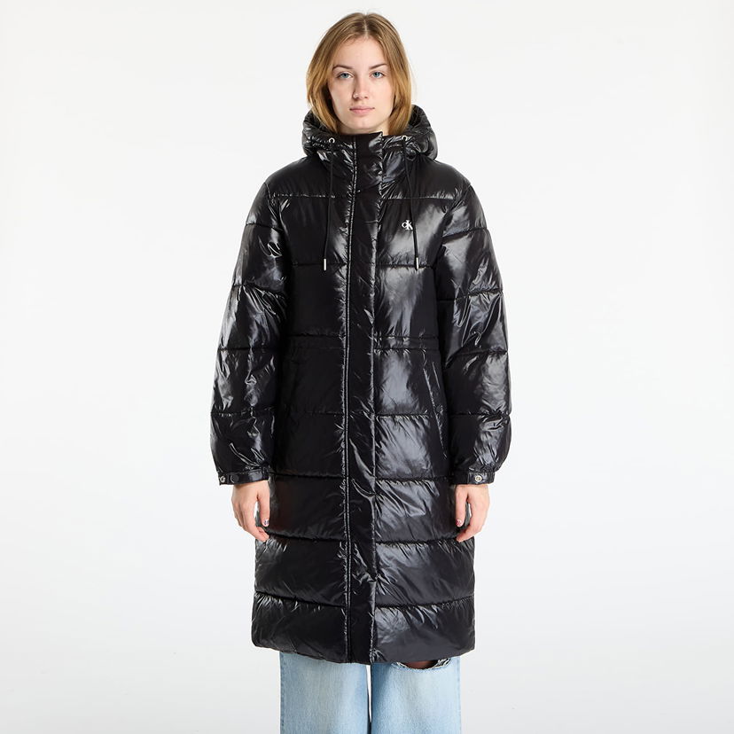 Пухо яке CALVIN KLEIN Shine Long Puffer Coat Черно | LV047D506G UB1