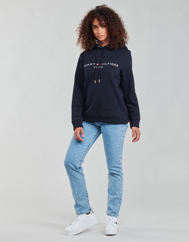 Суитчър Tommy Hilfiger HERITAGE HOODIE Тъмно синьо | WW0WW31998-DW5-NOS, 2