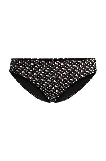 Бански BOSS Monogram Bikini Bottoms Черно | 50535285, 0