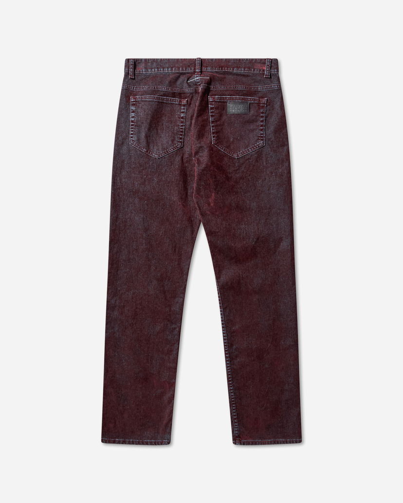 Дънки Maison Margiela Straight-Leg Jeans Бургунди | SH2LA0037 227
