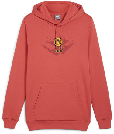 Суитчър Puma BVB Hoody Sweatshirt with Hood Червено | 774256-04, 0