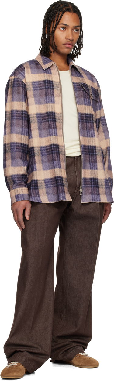 Риза Dries Van Noten Dries Van Noten Wool Plaid Zip-Up Shirt Многоцветен | 252-020786-2226, 3