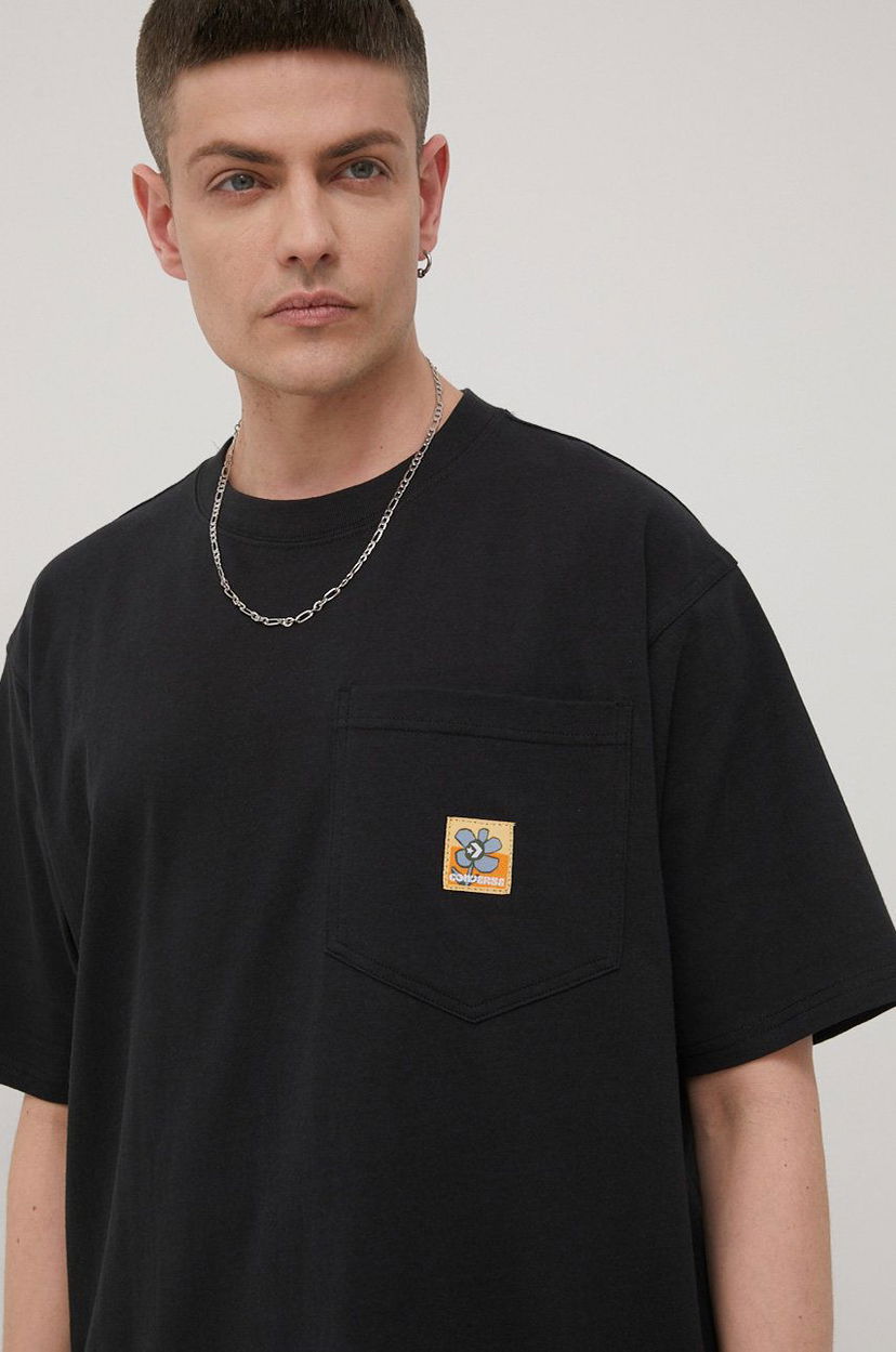Тениска Converse Converse Floral Pocket T-Shirt Черно | 10022931.A01