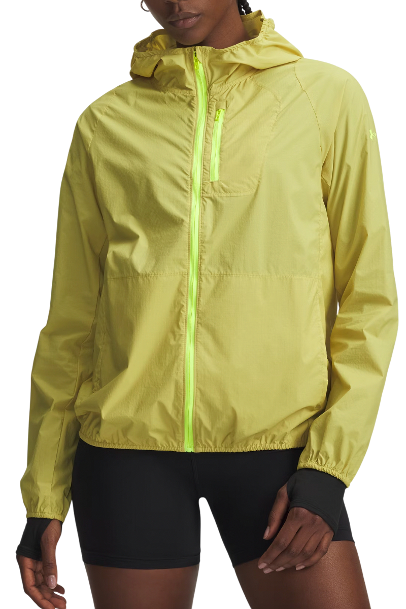 Ветровка Under Armour Launch Lightweight Hooded Jacket Жълто | 1381881-729