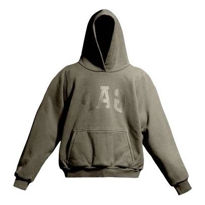 Суитчър GAP Yeezy Gap Engineered By Balenciaga Shrunken Hoodie Зелено | 469177-01, 0