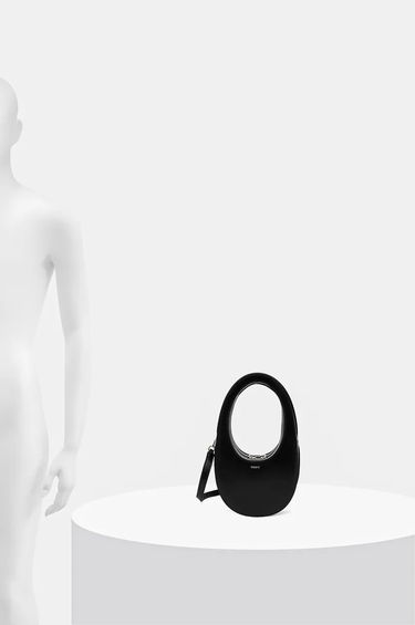 Чанта през рамо Coperni Mini Swipe Crossbody Bag Черно | COPBA38BIS405, 5