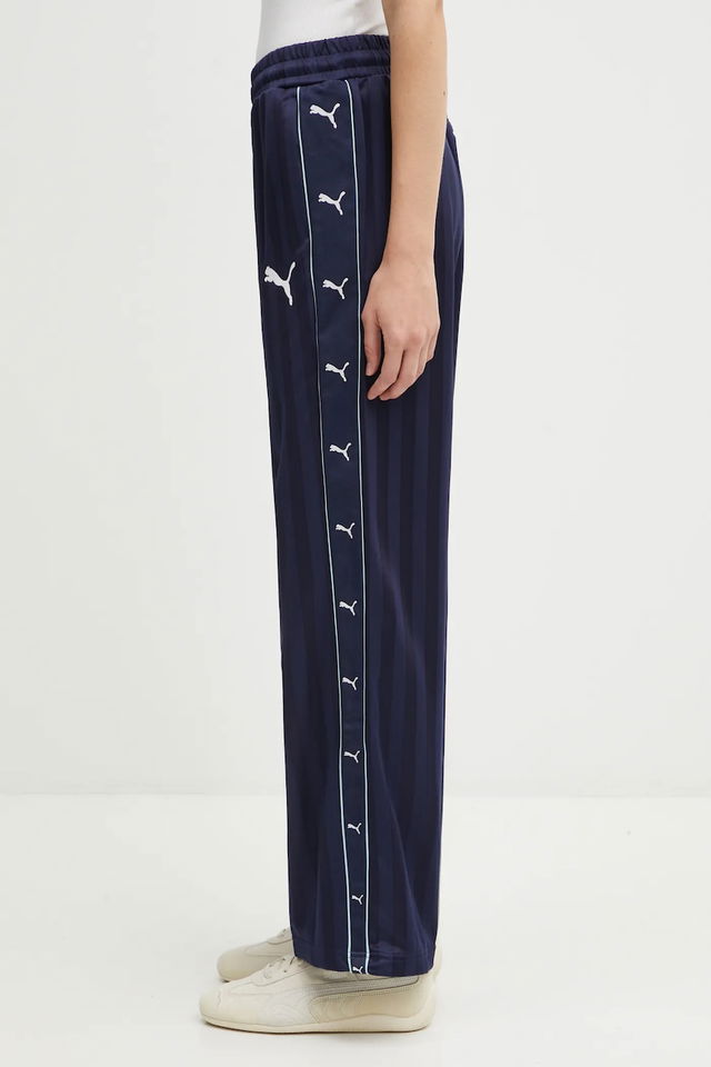 PUMA x GUIZIO Vertical Stripe Track Pants with Logo Side Stripe