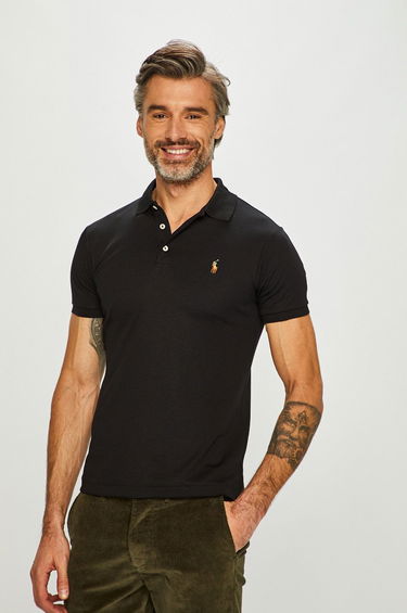 Поло тениска Polo by Ralph Lauren Polo Shirt Черно | 710685514002, 0