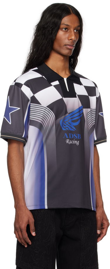 Фланелка Andersson Bell Andersson Bell Checkerboard Racing Polo Черно | atb1298m, 1