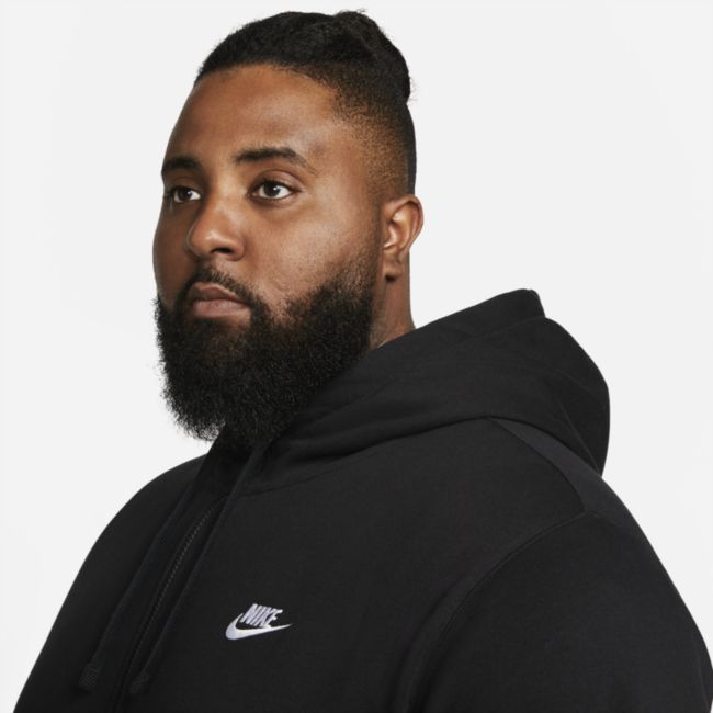 Суитчър Nike Club Fleece Full-Zip Черно | BV2645-010, 0