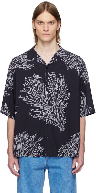 Риза BOSS BOSS Coral Print Shirt Черно | 50538280, 0