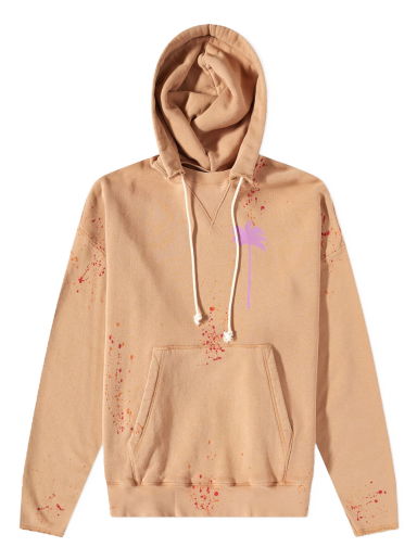 Суитчър Palm Angels Painted Popover Hoodie Оранжево
 | PMBB104S23FLE0016235