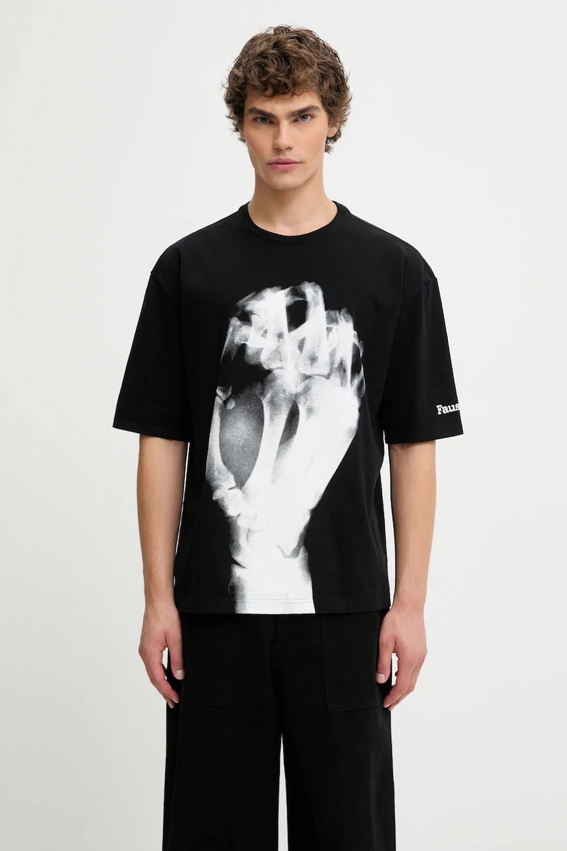 Тениска UNDERCOVER Undercover T-Shirt with Hand X-Ray Print Черно | UC2E4813.8