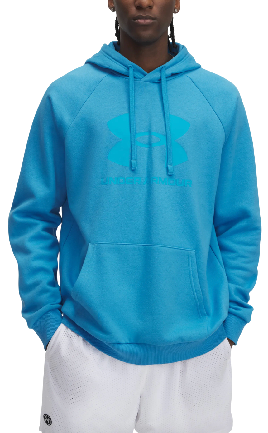 Суитчър Under Armour Rival Fleece Logo HD Hoodie Тюркоазено | 1379758-452, 0