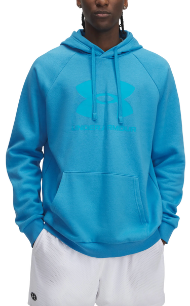 Суитчър Under Armour Rival Fleece Logo HD Hoodie Тюркоазено | 1379758-452, 0