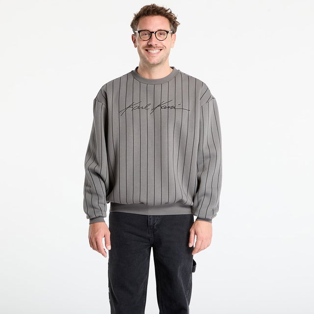 Karl Kani Autograph Pinstripe Crewneck Sweatshirt