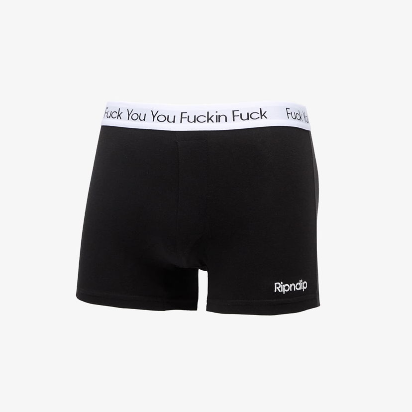 Боксерки RIPNDIP Fuckin Fuck Boxers White Черно | RNDSUM24214