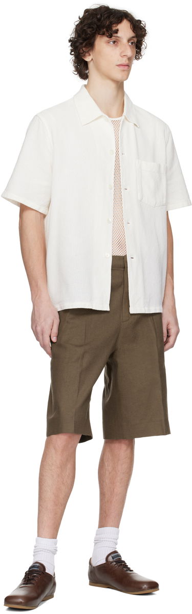 Къси панталони OUR LEGACY Our Legacy Borrowed Chino Shorts Зелено | M2254BTD, 3