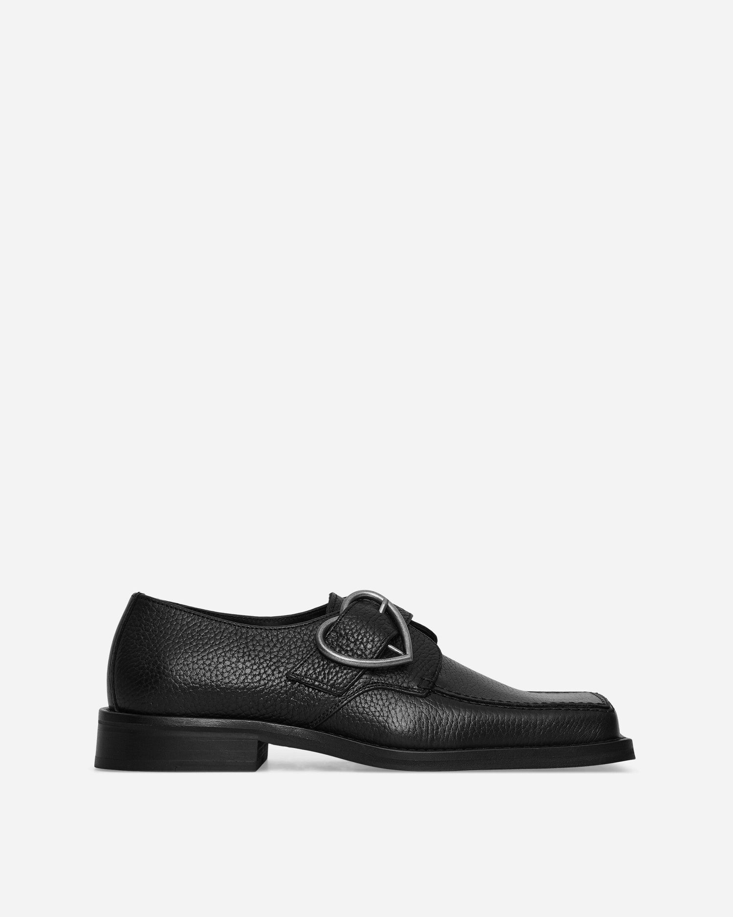 Кецове и обувки Martine Rose Square Toe Buckle Loafers Черно | 1055LP07001, 1