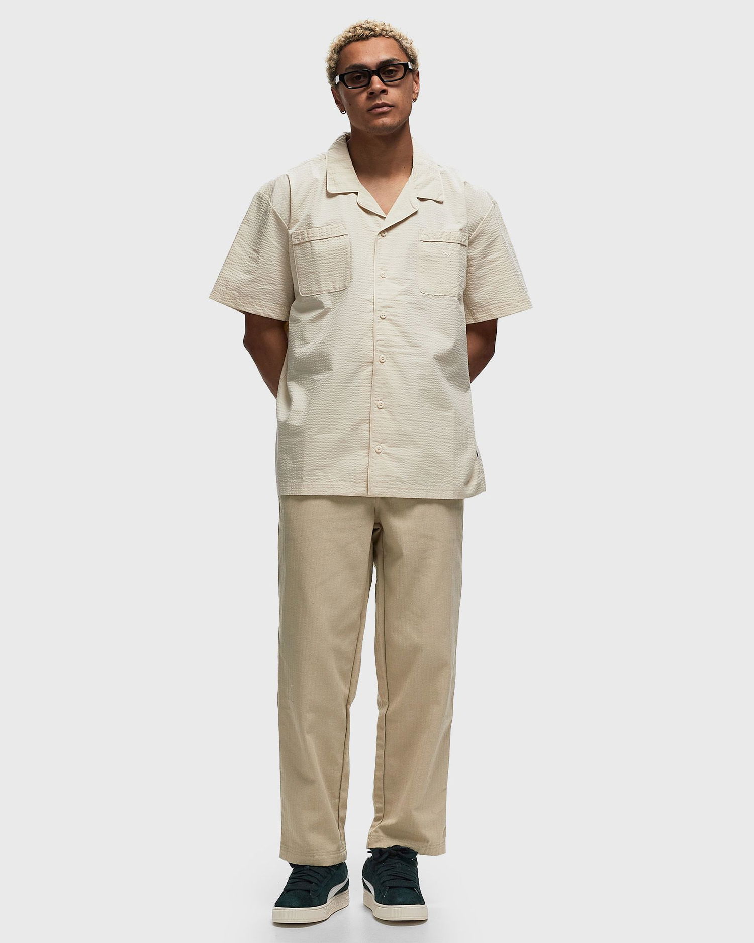 Риза Puma MMQ Seersucker Shirt Бежово | 624016-87, 1