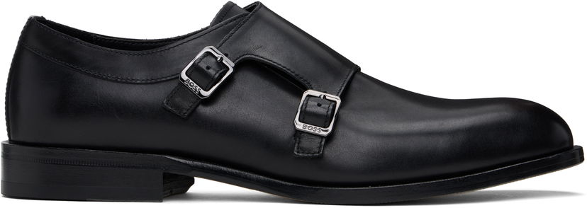 Облекло BOSS Flexible Sole Monk Strap Shoes Черно | 50536161