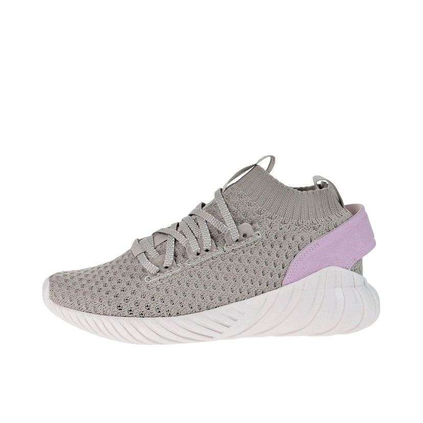 Кецове и обувки adidas Originals Tubular Doom Sock PK Light Brown Aero Pink W Сиво | CQ2483