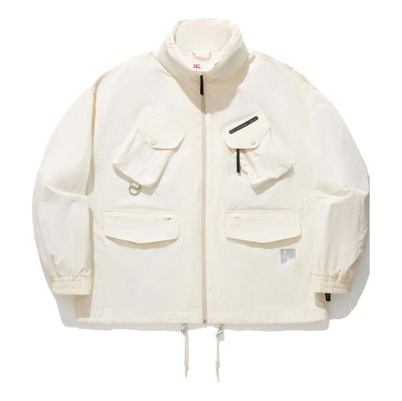 Яке Li-Ning Multi Pockets Waterproof Jacket Бяло | AJDU271-1