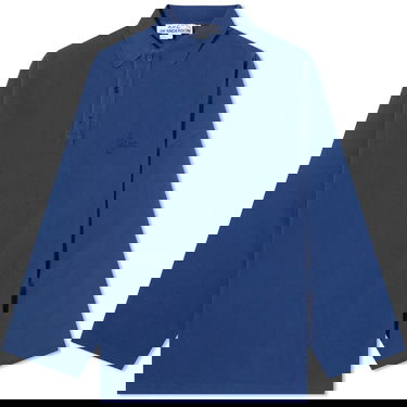 Поло тениска A.P.C. JW Anderson x Murray Oversized Pique Polo Tee Тъмно синьо | COGUZ-M26280-IAJ, 0