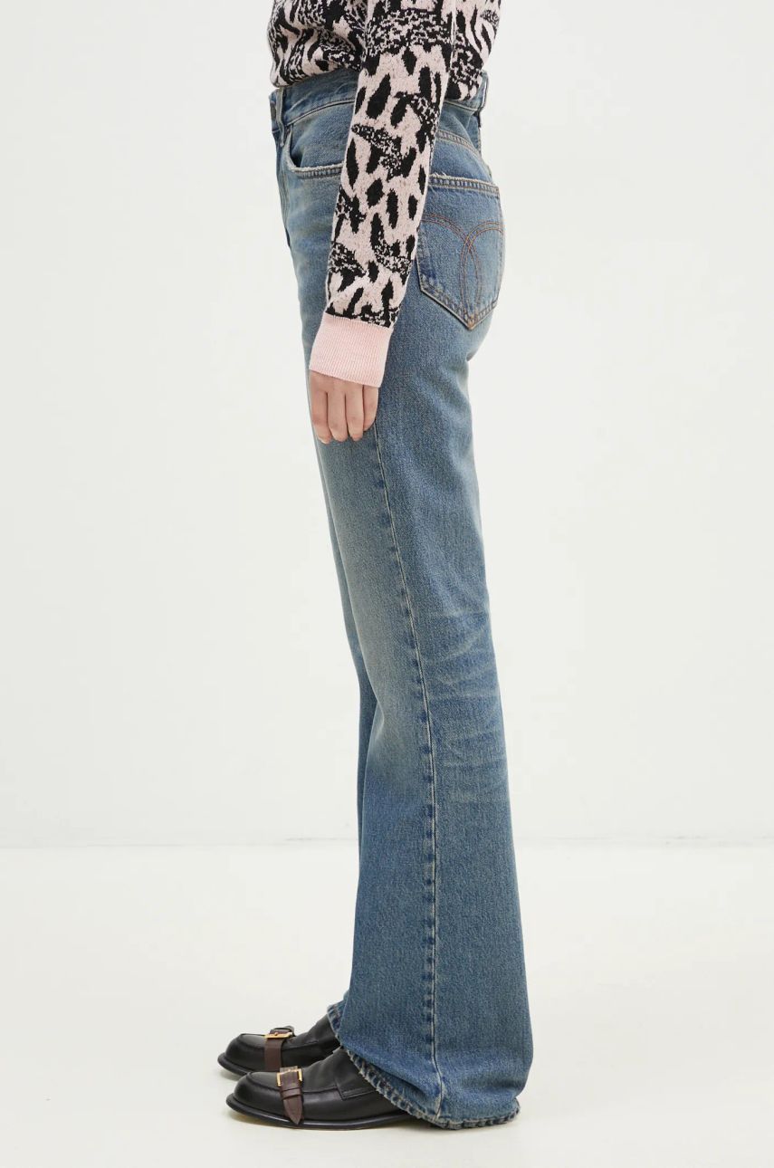 Дънки Fiorucci Fiorucci Flared Medium Waist Jeans Синьо | U01FPDJE083DN01DN02, 1