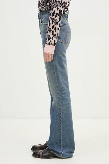 Дънки Fiorucci Fiorucci Flared Medium Waist Jeans Синьо | U01FPDJE083DN01DN02, 1