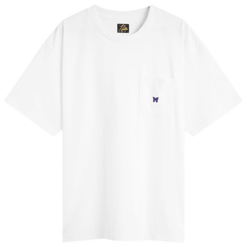 Тениска Needles Crew Neck T-Shirt Бяло | RW352-A