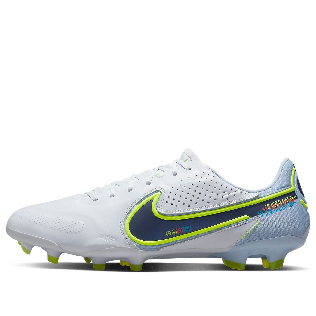 Кецове и обувки Nike Tiempo Legend 9 Elite FG Бяло | CZ8482-054, 0