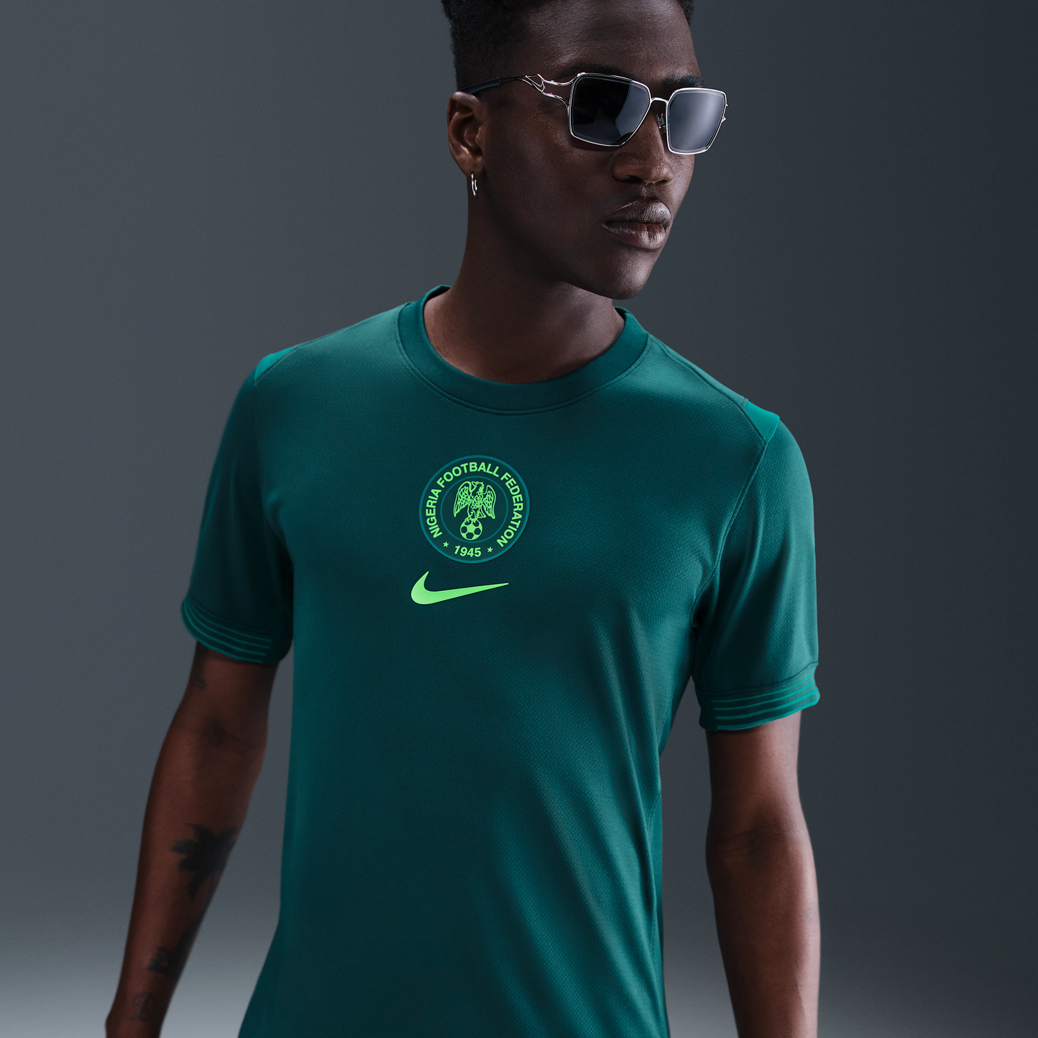 Фланелка Nike Nigeria Stadium 2025 Dri-FIT Replica Jersey Зелено | FZ9026-483, 0