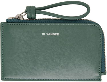 Портфейл Jil Sander Giro Card Holder Зелено | J07UI0021_P5354, 0