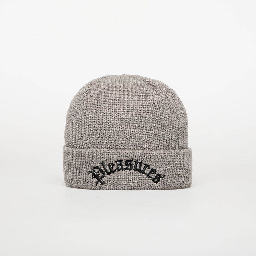 Шапка Pleasures Knitted Arch Beanie Universal Сиво | P25F094-GREY