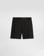 Dolce & Gabbana Cotton Gabardine Pleated Shorts