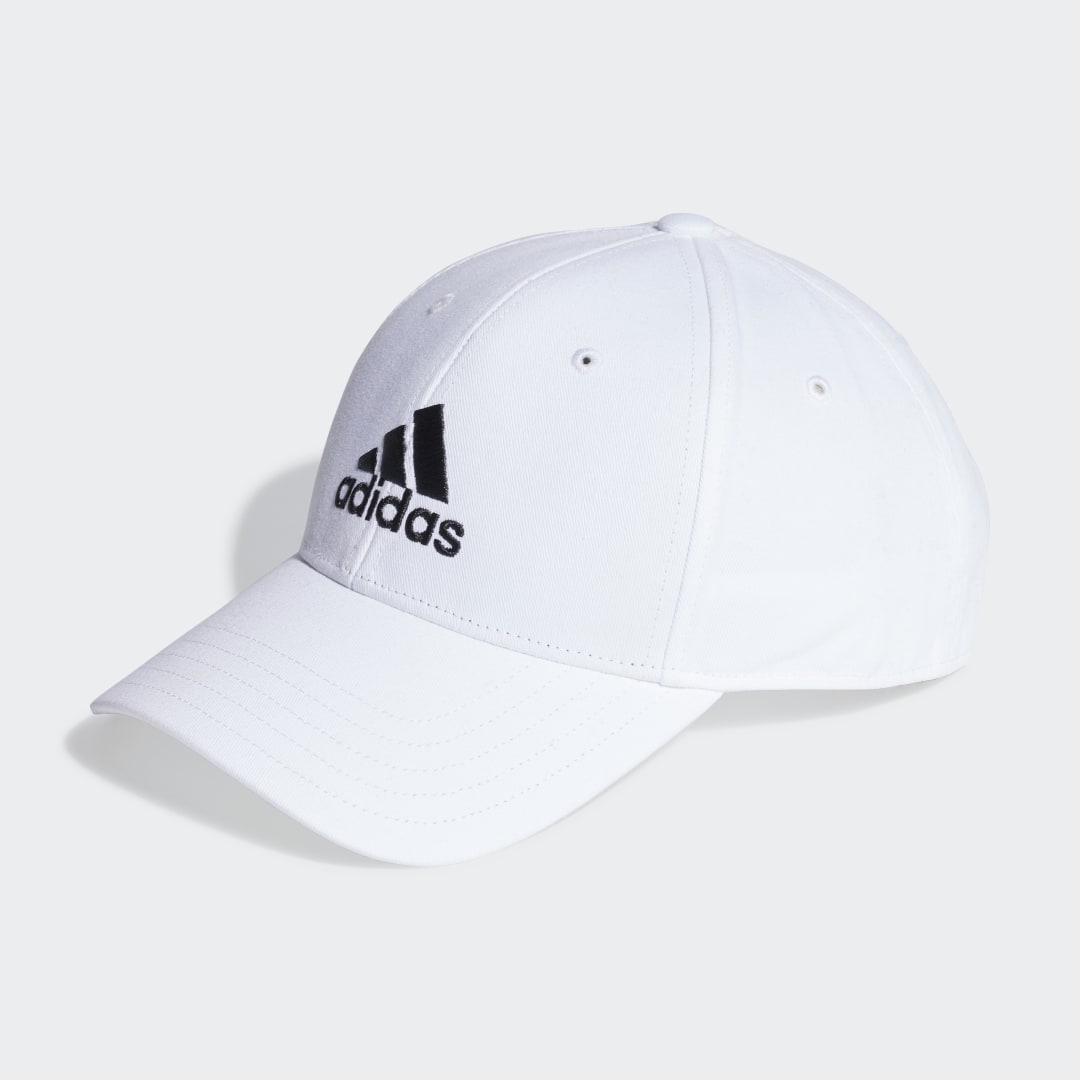 Шапка с козирка adidas Originals Cotton Twill Baseball Cap Бяло | IB3243, 0
