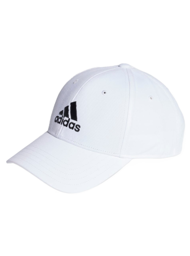 Шапка с козирка adidas Originals Cotton Twill Baseball Cap Бяло | IB3243