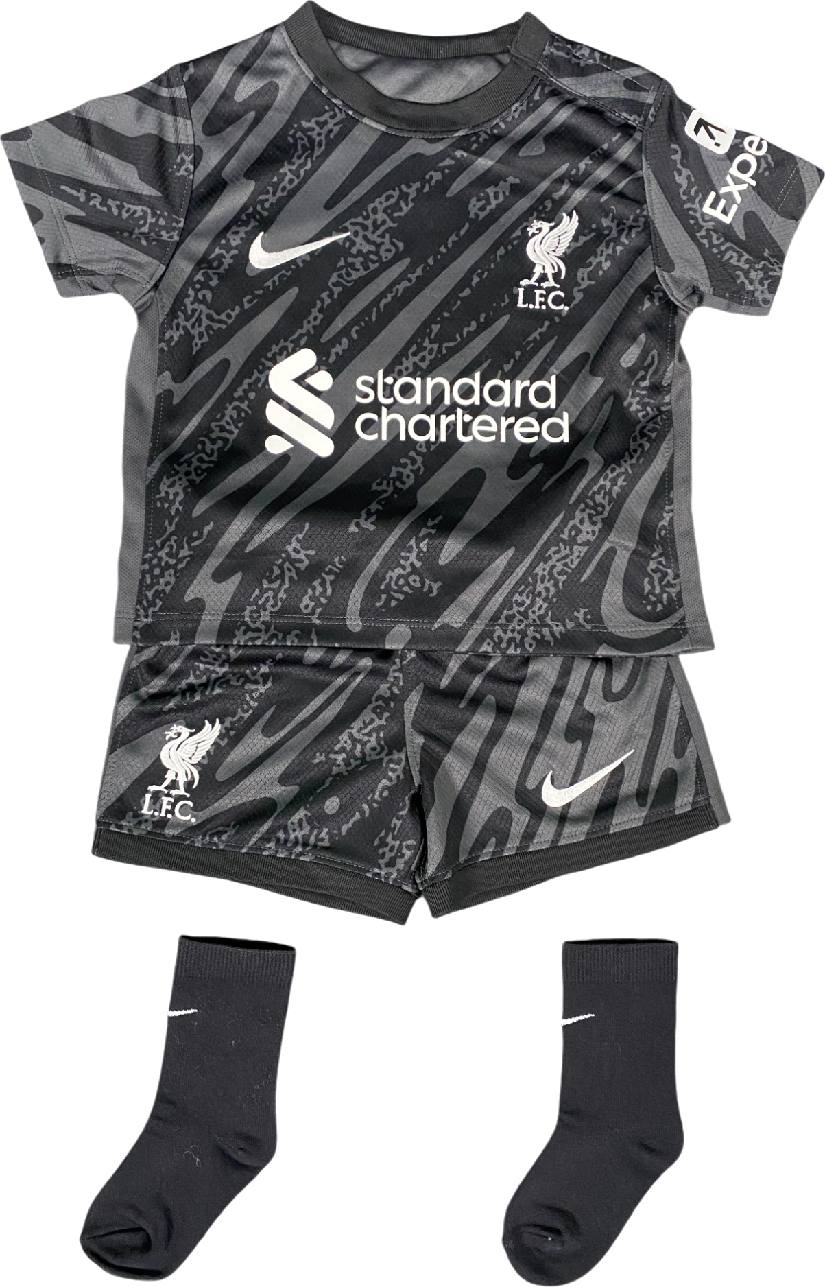 Комплект Nike Liverpool FC 2024/25 Infant Goalkeeper Kit Черно | fn9238-061, 0