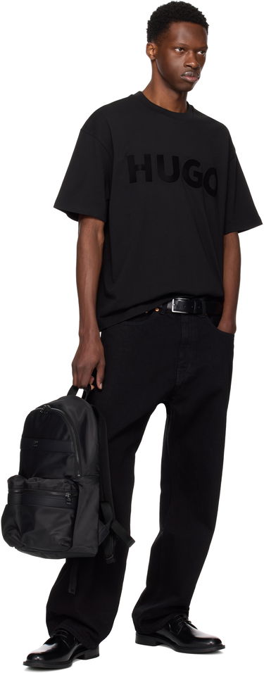 Раница BOSS Twill Backpack with Logo Trim Черно | 50547405, 4