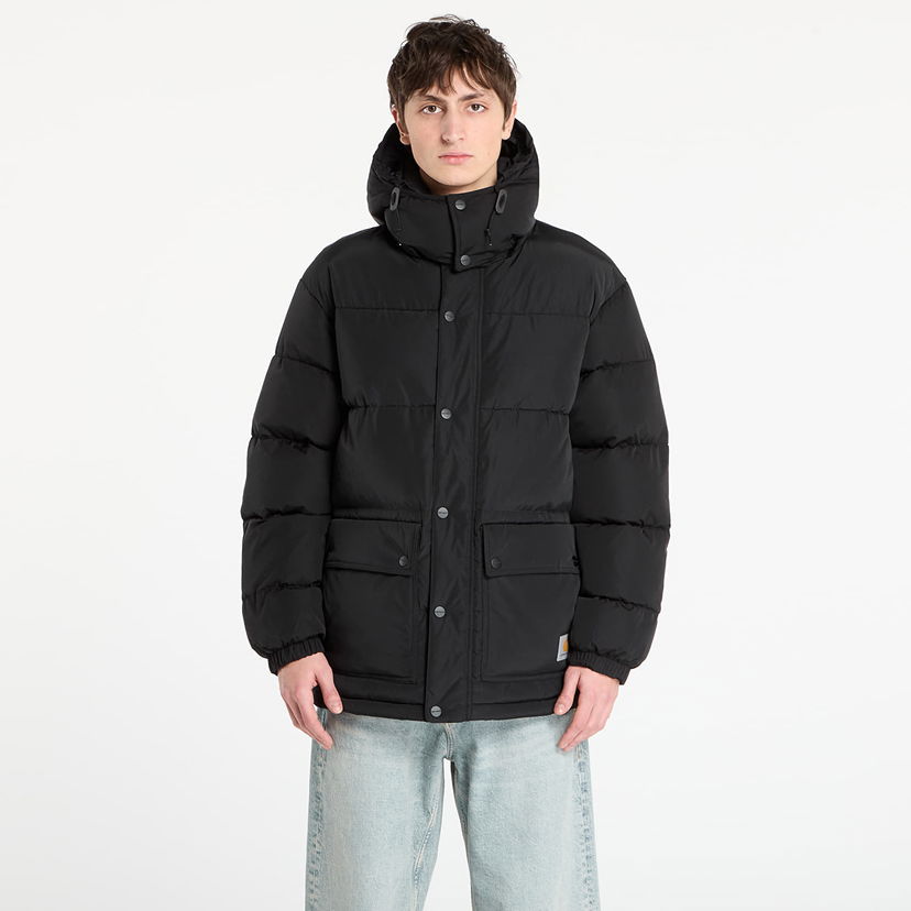 Пухо яке Carhartt WIP Puffer Hooded Brent Jacket Черно | I035361.89XX