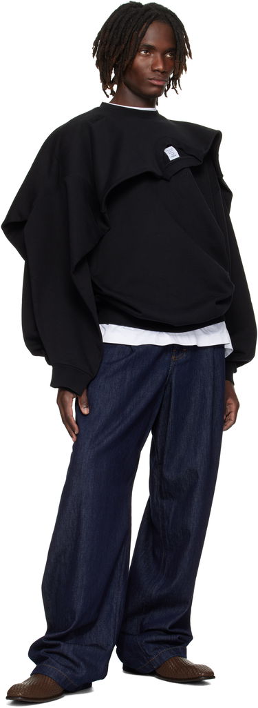 Суитчър VETEMENTS VETEMENTS Double Layered Sweatshirt Черно | UH76CW400B, 3