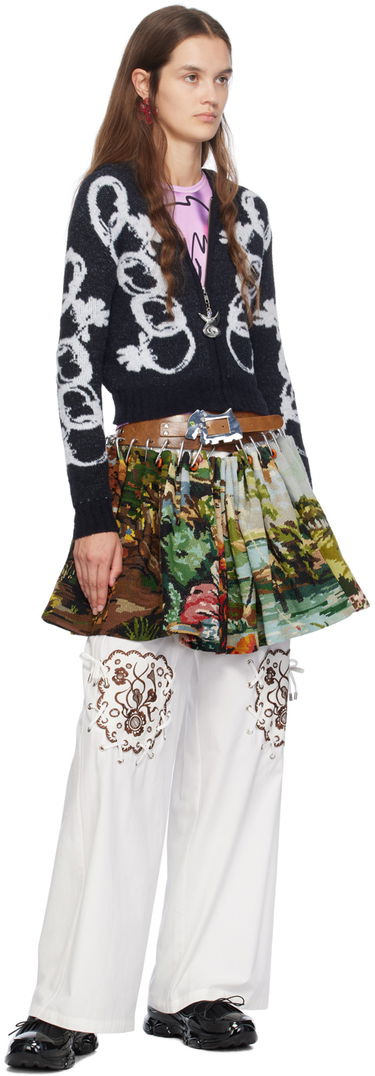 Пола Chopova Lowena Carabiner Miniskirt with Tapestry Print Зелено | 3191, 3