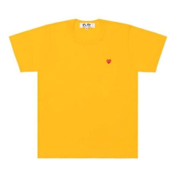 Тениска Comme des Garçons PLAY Small Emblem T-Shirt Жълто | AZ-T314-051-3, 0