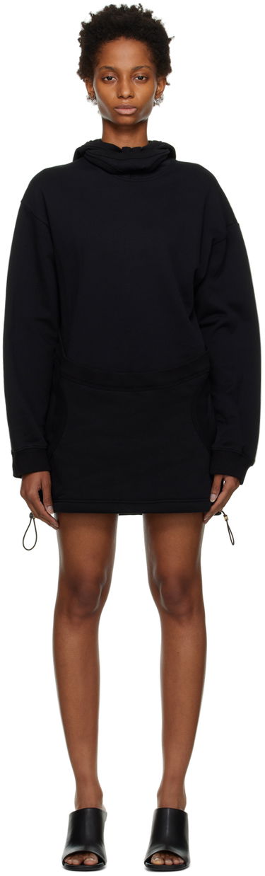 Суитчър Dion Lee Interlock Mask Hoodie Dress Черно | C3079F22, 0
