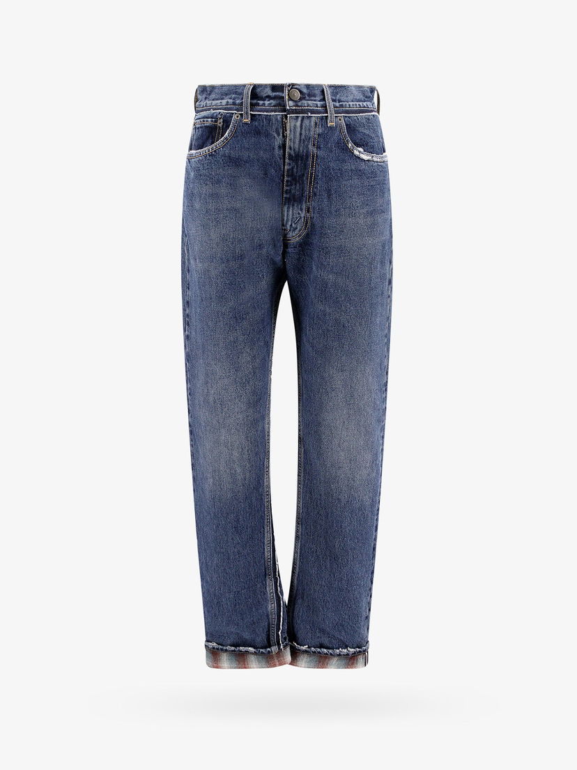 Дънки Maison Margiela Straight Jeans With Cuffs Синьо | S67LA0031STZ092962